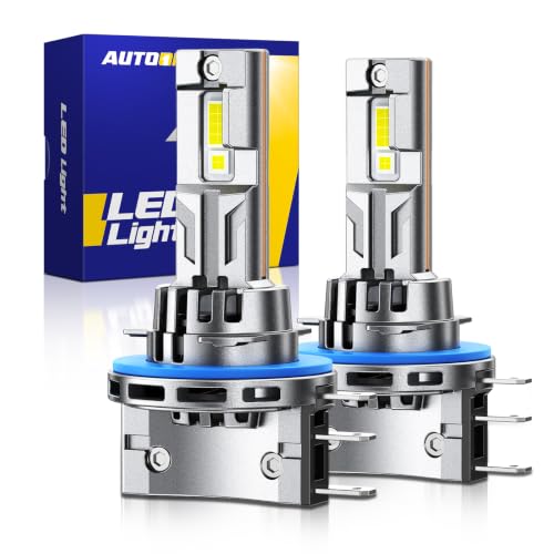 AUTOONE H15 DRL LED Bulb Ultra-Bright H15 Daytime Running Lights 3 Min Quick Install No Flicker 99% Compatibility IP68 Rated Pack of 2