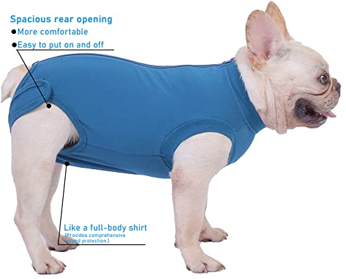 Image of Dog Surgery Recovery Suit - After Spay, Abdominal Wounds Post Surgical Recovery, Anti Licking Breathable Dog Onesies for Small, Medium & Large Pet, Alternative Bandages Cone E-Collar