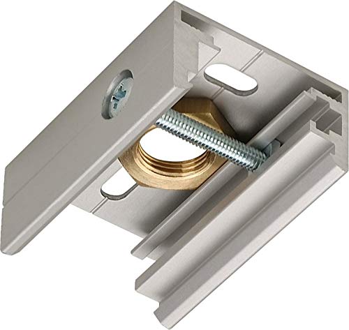 SLV Rail 230 V - 3 Ignitions Fixing Clip for SUSP. Rigid EUTRAC - Rail 3 IGNITIONS Silver Grey