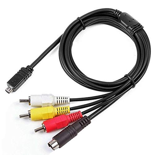 FocalTop AV A/V Audio Video TV Cable/Cord/Lead for Sony Handycam DCR-DVD505/e/v Camcorder