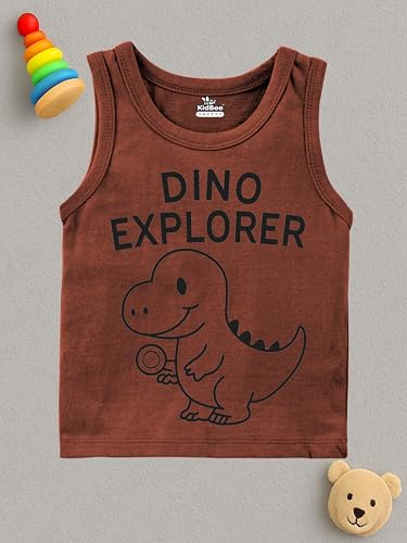 Image of Kidbee Cotton Vests for Boys & Girls (Set of 3)