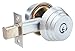 Arrow Lock E Series Satin Chromium Occupancy Indicator Deadbolt Auxiliary Lock with Interchangeable Core, 1-3/8" to 1-3/4" Door Thickness (Pack of 1)