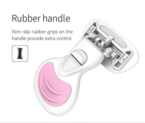 Smooth Mini Body Razor For Women, 5 Layers Of Swedish Stainless Steel Blades, Easy To Rinse, Mini Handle Portable Pivoting Head Cartridge System Shaving Razor, Lubricated With Aloe Vera Strips, Hygienic Casing, Compact For Easy Travelling. #TOP7