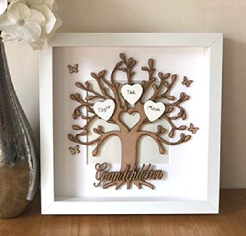 Grandchildren Family Tree Frame Christmas Gifts For Grandma Amazon Co Uk Handmade Products