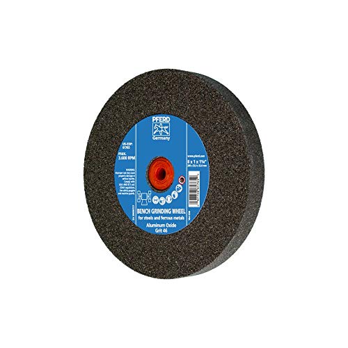 Meule de meulage pour banc PFERD 61765 oxyde d'aluminium 20,3 cm max 3600 tr/min