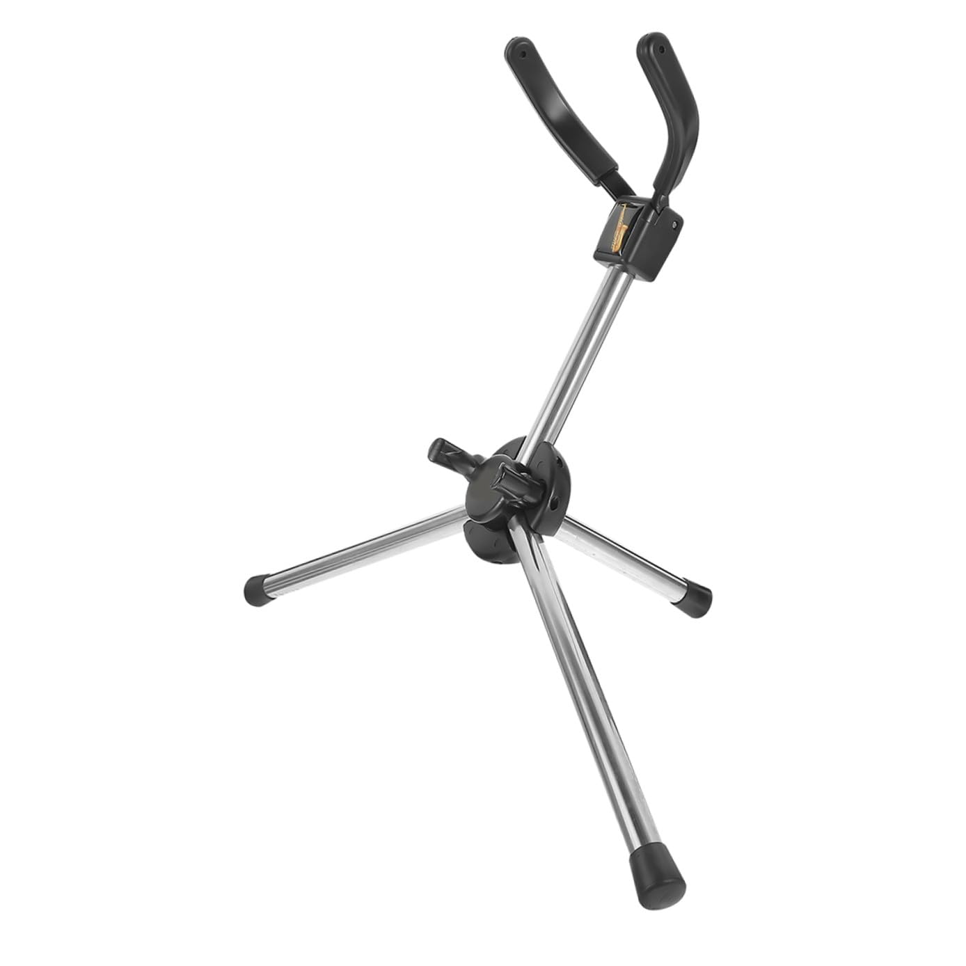 ibasenice Support pour Saxophone Alto Pliable Portable en Métal Caoutchouc Antidérapant, Trépied Stable et Compact, Adapté aux Instruments à Vent, pour Exposer et Style Aléatoire