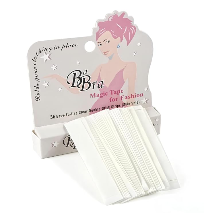 BABRA Magic Tape for Fashion 36 Easy to USE Clear Double-Stick Strips (Skin Safe)-image-19