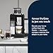 De’Longhi Rivelia - Perfetto Automatic Coffee Machine with LatteCrema Automatic Milk Frothing, 16 One-Touch Drinks, Colour Touch Display, Interchangeable Hoppers, Black (EXAM440.55.B)