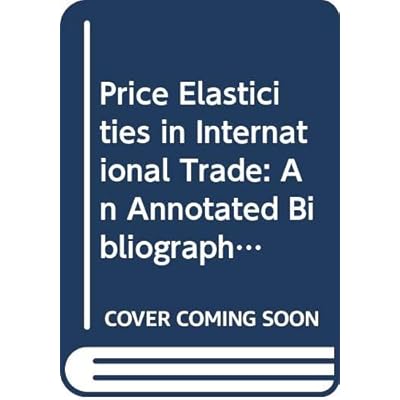 Price Elasticities in International Trade