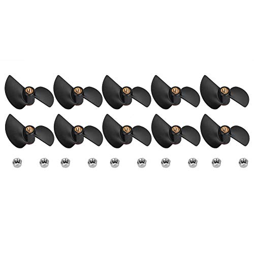 10pcs Brushless Remote Control Boat Tail Propeller, Spare Part Kit For FT009 RC Boat