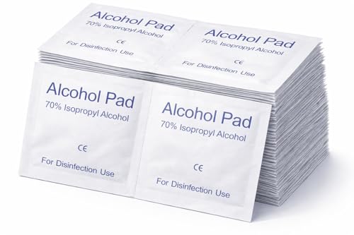 PESCADOR Alcohol swab pad/wipes sterile disinfectant antiseptic cleaning wipes all purpose (100 COUNT)