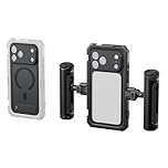 SMALLRIG Phone Video Cage Dual Handheld Kit for iPhone 17 Pro Max, Phone Rig w/Wireless Quick Release Side Handle, 17mm T-Mount Lens Backplate for Video Recording/YouTube/Live Streaming/Vlog - 5541
