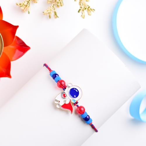 Image of To The Nines Kids Rakhi with Tilak Material & Greeting Card