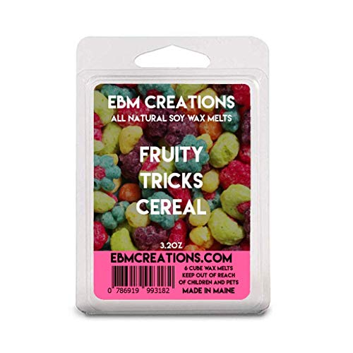 Fruity Tricks Cereal - Scented All Natural Soy Wax Melts - 6 Cube Clamshell 3.2oz Highly Scented!