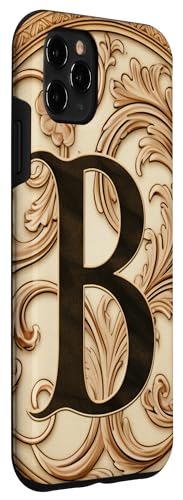 Image of iPhone 11 Pro Max Boho Chic Floral Wreath Latter M Cute Pastel Case