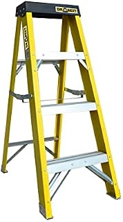 4 Tread Heavy Duty Fibreglass Step Ladder | Electricians GRP Step Ladder 30,000v