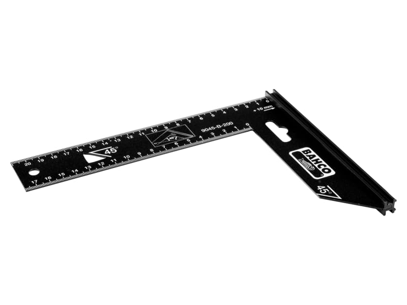 Équerre de précision 400 mm Bahco 9045-B-400 en acier robuste - 5