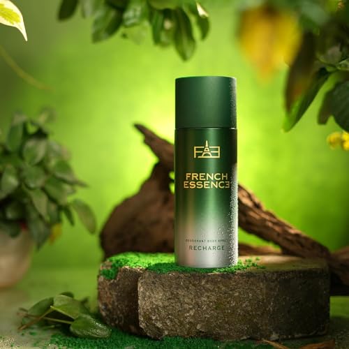 Image of FRENCH ESSENCE Deodorant Spray Perfume /Deodorant for men /Men Deo /Body Spray for men,Long Lasting Fragrance, Fresh Scent (Recharge) - 50ml combo offer Pack of 6