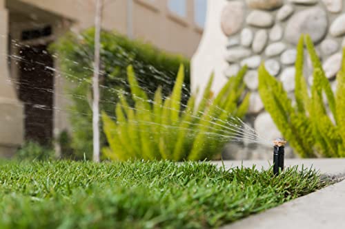 Rain Bird 22Sapropr Pressure Regulating (Prs) High-Efficiency Pro Rotary Sprinkler, Hand Adjustable 45°- 270° Pattern, 17' - 24' Spray Distance, 4" Pop-Up Height #TOP7