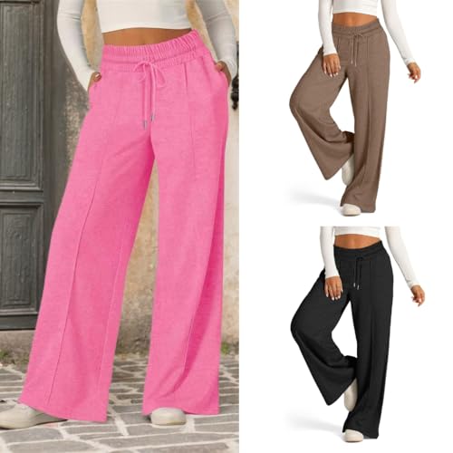 Pantalon de jogging femme à taille haute pour le sport à la maison et le style décontracté