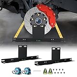HEITAOA Wheel Alignment Tool, Automotive Wheel Alignment Kit Without Removing Calipers, Toe Alignment Tool Plates with 2 Measuring Tapes, Compatible with Most Cars and SUVs