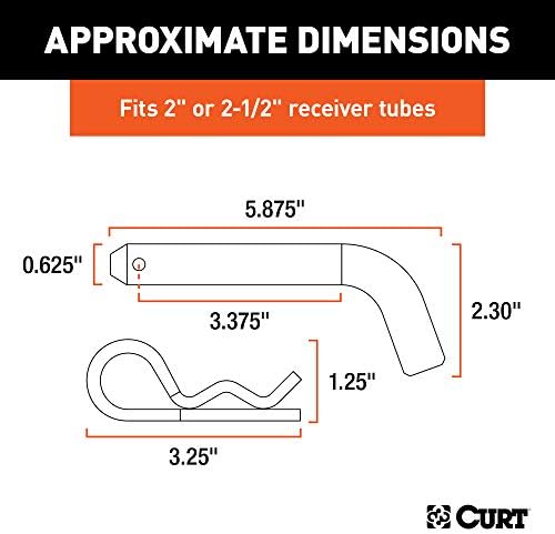 Curt Manufacturing 21580 5/8" Pin and Clip For Super Duty Ball Mount Series - 1