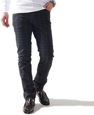 Amazon フレッドペリー チェック スキニーパンツ Fred Perry F4343 ブラックウォッチ メンズ 正規取扱品 M Blackwatch 70 ジーンズ 通販