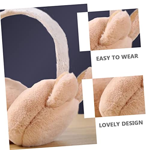 Cartoon Earmuff Winter Earmuff Outdoor Warm Ear Cover for Cold Weather Adorable Bunny Ears Headband3
