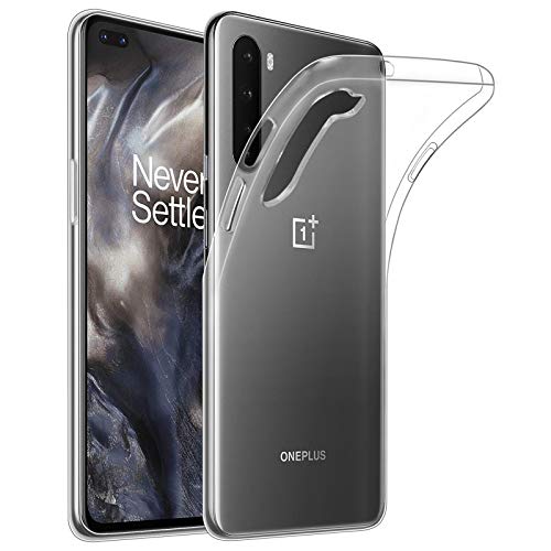 32nd Funda Slim Gel de Silicona Transparente para OnePlus Nord Carcasa Ligera Ultra Fina - Transparente