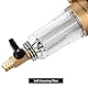 QWORK® Druckminderer Wasser 1 Zoll, Wasserdruckminderer mit Manometer, Messing Druckminderventil mit Selbstreinigendem Siebfilter