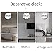 CHYLIN Wall Clock, Silent Non Ticking Battery Operated, Rustic Coastal Country Clock Decorative for Bathroom Kitchen Bedroom 8
