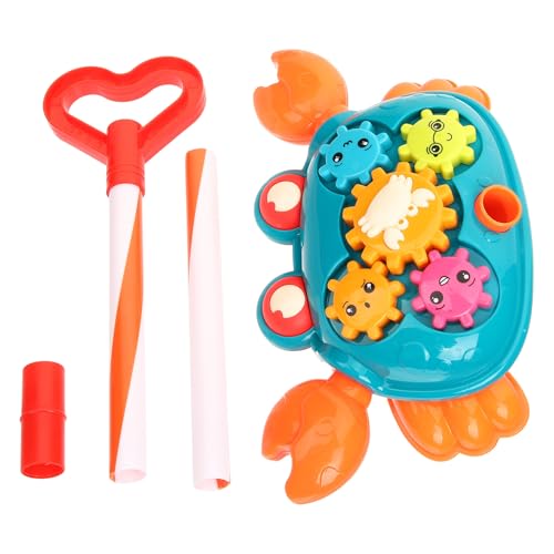 Abaodam Andador Educativo para Bebés, Juguete de Empujar y Tirar Diseño de Cangrejo, Color Rojo, Plástico Seguro, para Desarrollo Motriz y Aprendizaje al Caminar, Adecuado para Pequeños