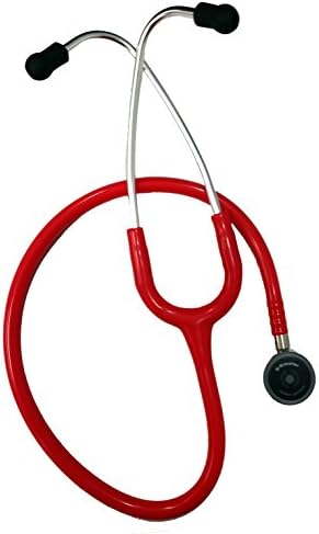 Riester 4220-04 Stethoscope duplex 2.0 baby, red, stainless steel
