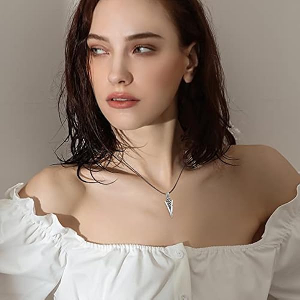 MEDWISE Collar de cruz celta de plata de ley 925 con cruz vikinga y espada de flecha con nudo celta y colgante de cruz vikinga para hombres, hijos, niños, novio y adolescentes