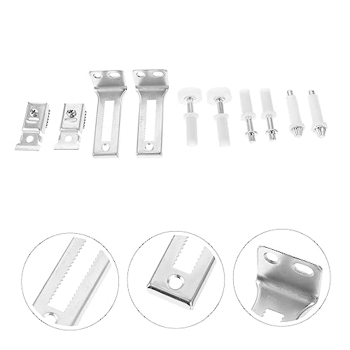 COHEALI 1Set Kit de Herrajes para Puerta Bifold Kit de Reemplazo para Puerta de Clóset Corredera Partes Duraderas Operación Suave Fácil Instalación Compatible con Puertas Plegables Bifold miniatura 7