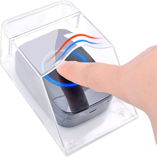Rilime 2 Housses de Sonnette étanches, Housse Transparente pour Sonnette Housse étanche pour Porte Intelligente sans Fil étanche Anti-pour Protection de la Sonnette (Sonnette Non Incluse) Cover