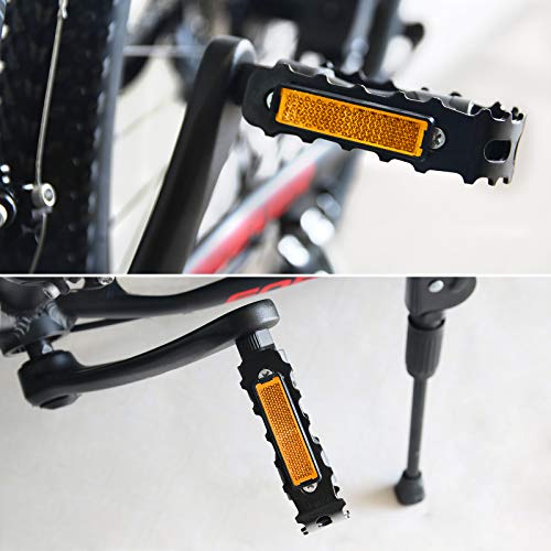 Super Bright Amber Bicycle Pedal Reflectors - 2PCS