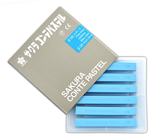 パステルクレパス Amazon.co.jp: サクラクレパス コンテパステル 水色 6個 CTバラ