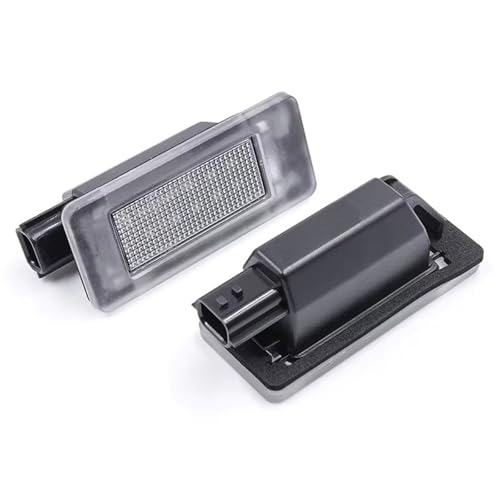 Luces matrícula LED coche Nissan Qashqai J12 quita el tono amarillo