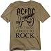 Popfunk ACDC for Those About to Rock Album T Shirt & Exclusive Stickers (X-Large)