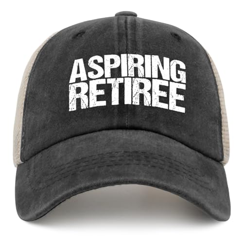 Aspiring Retiree Hat Funny Trucker Hats for Men miniatura 1