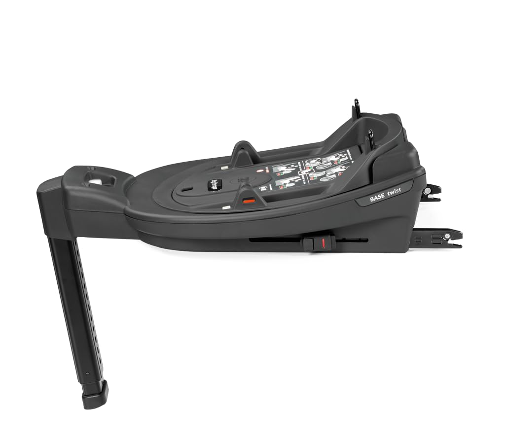 Peg Perego Base Twist, Base Girevole ISOFIX per Seggiolino Auto, Rotazione 360 Gradi, Installazione Facile e Sicura, per Bambini dalla nascita a 105 cm (0-4 anni), 0-18 kg