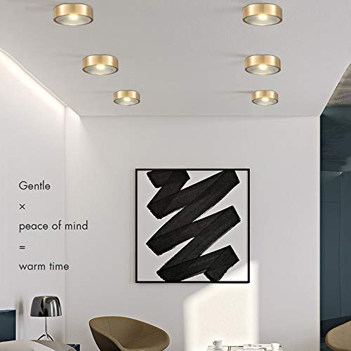 Luces de techo COB para sala de estar con diseño nórdico y montaje en superficie 3