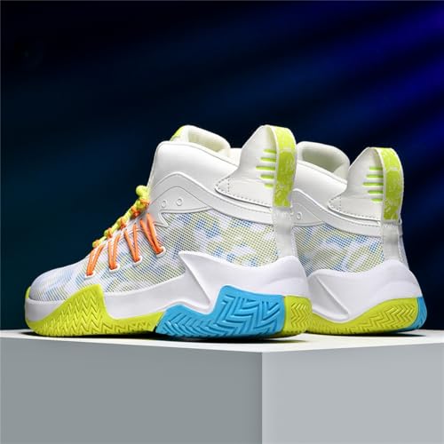 Boys Basketball Shoes Kids High Top Fashion Sneakers Athletic Walking Tennis Shoes for Big Kid4