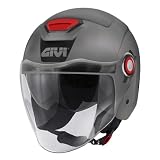 CASCO JET GIVI 12.5B TITANIO OPACO TAGLIA M