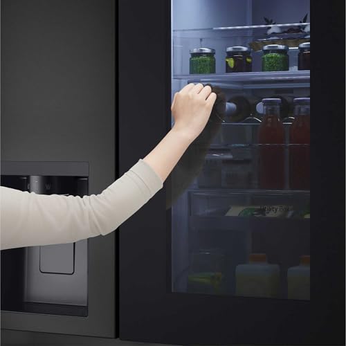 Lg GSXE91EVAD Instaview American Style Smart Fridge Freezer - Black Steel - 5