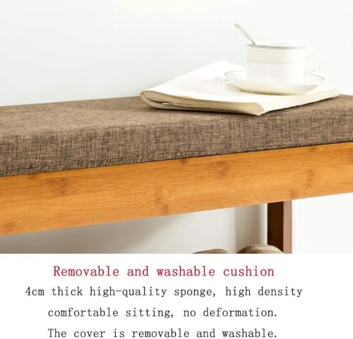 Banc de rangement pour chaussures d'entrée au design épuré - 8