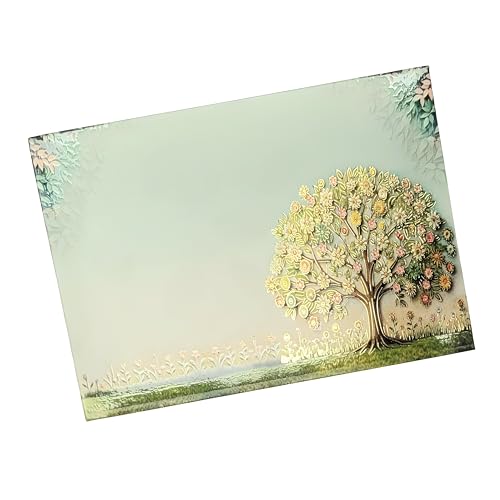 Image of Fonsie cash shagun Pocket small size (4.53 * 3.35 inches) fancy design envelopes pack of 70 for gifting money on wedding gift, baby shower, shagun, family gatherings (Glossy raised finish, 3D Tree).