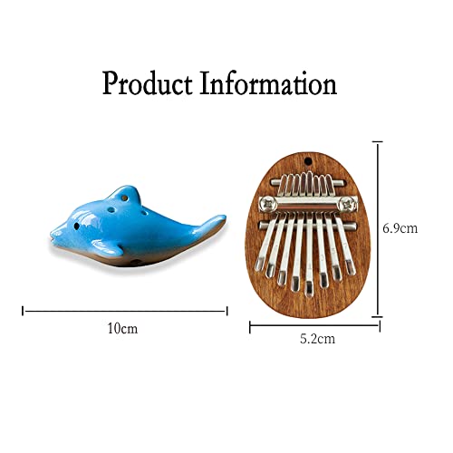 JIAMIAN Kalimba, Kalimba Mini Piano À Pouce, Kalimba Instrument, 8 Touches En Métal Portable En Bois Avec Cordon, Flûte… - Les Beatles, Paul McCartney, John Lennon, RIngo Starr, George Harrison JIAMIAN Kalimba, Kalimba Mini Piano À Pouce, Kalimba Instrument, 8 Touches En Métal Portable En Bois Avec Cordon, Flûte… – Image 3