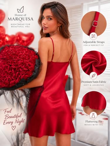 Marquisa satin dress – image 3